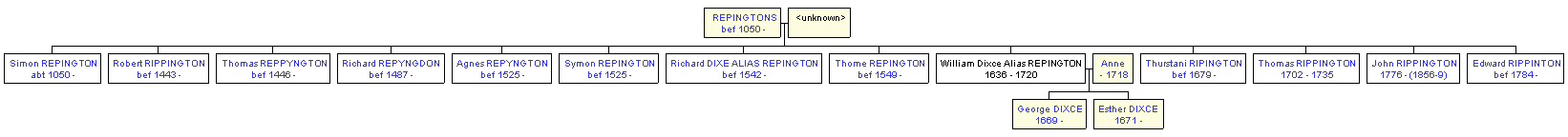 Mini tree diagram